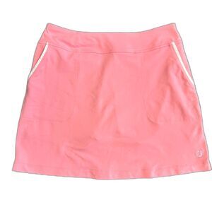 FootJoy Rose Pink with White Trim Activewear Golf Skort Skirt Size S